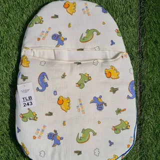 Dino print zip-up baby wrapper